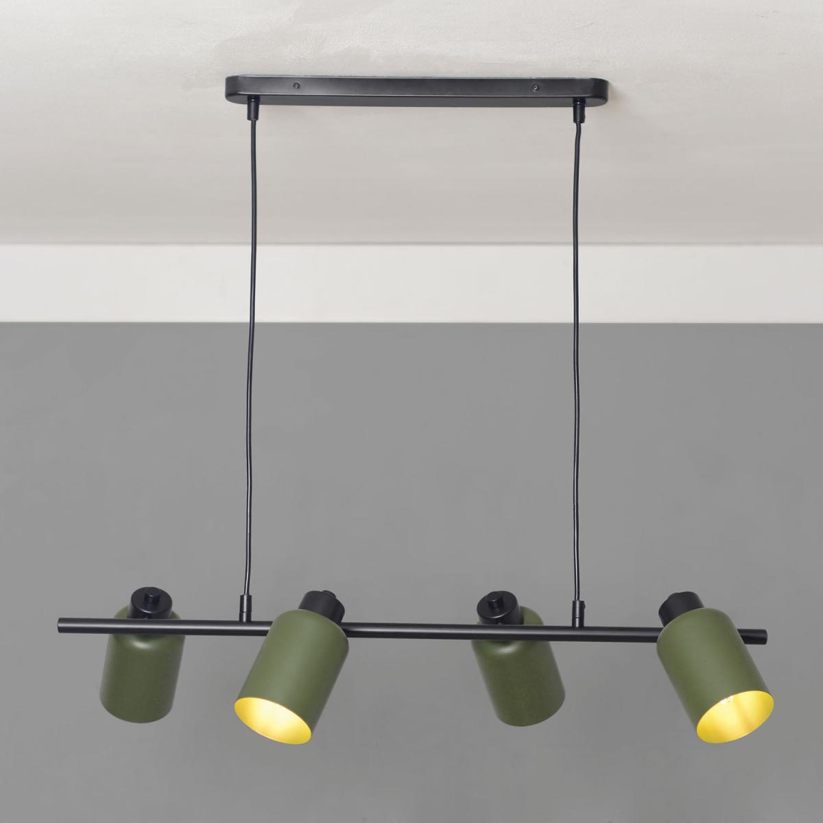 Tate 4 Light Ceiling Fitting - Green – image 3