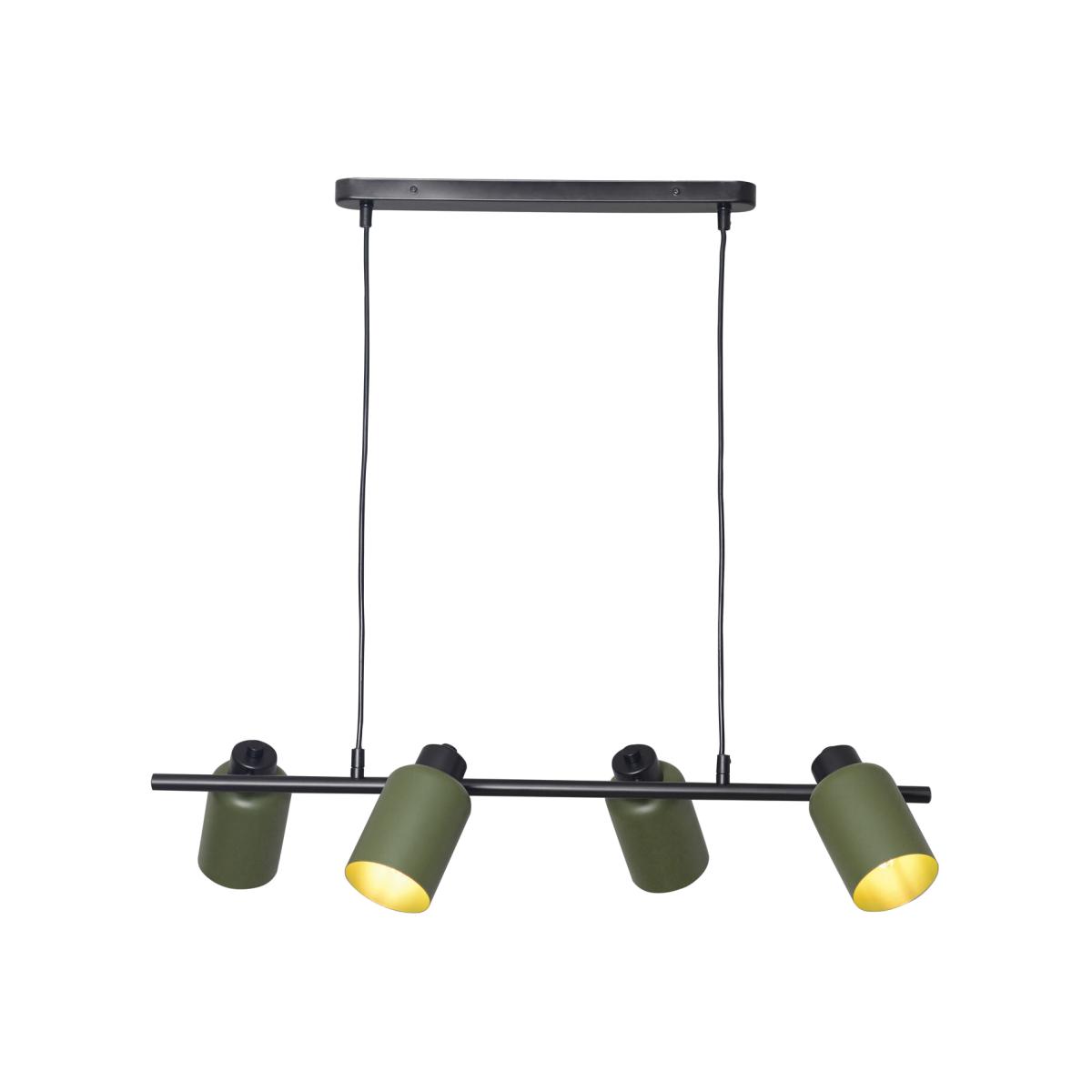 Tate 4 Light Ceiling Fitting - Green – image 1