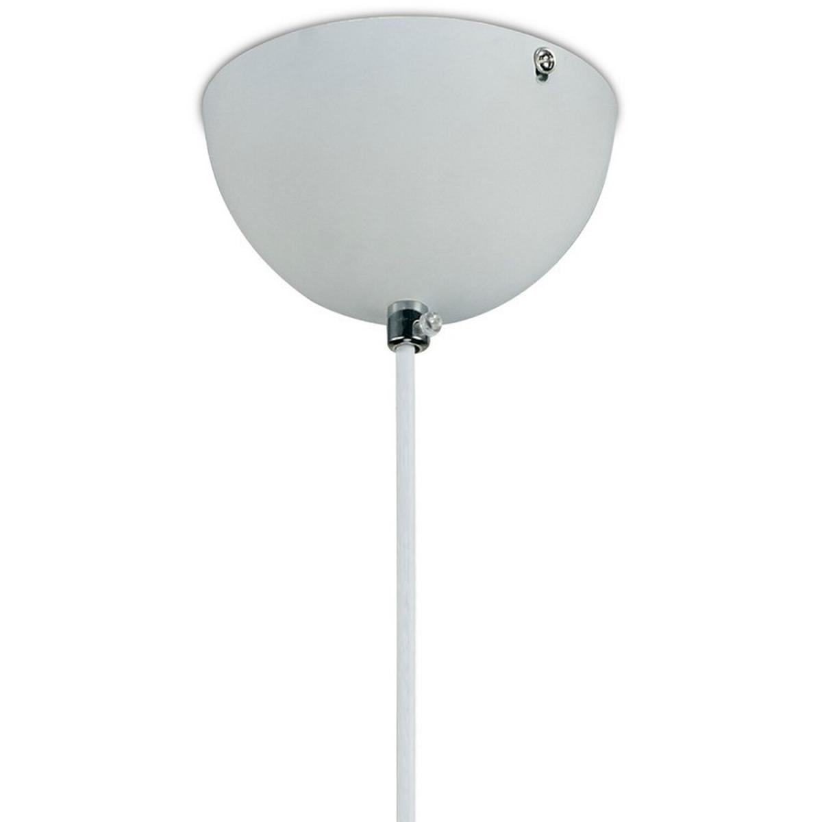 Krista Dome Ceiling Pendant E27, Matt White, Mirror Mosaic Inner - Matt White – image 4