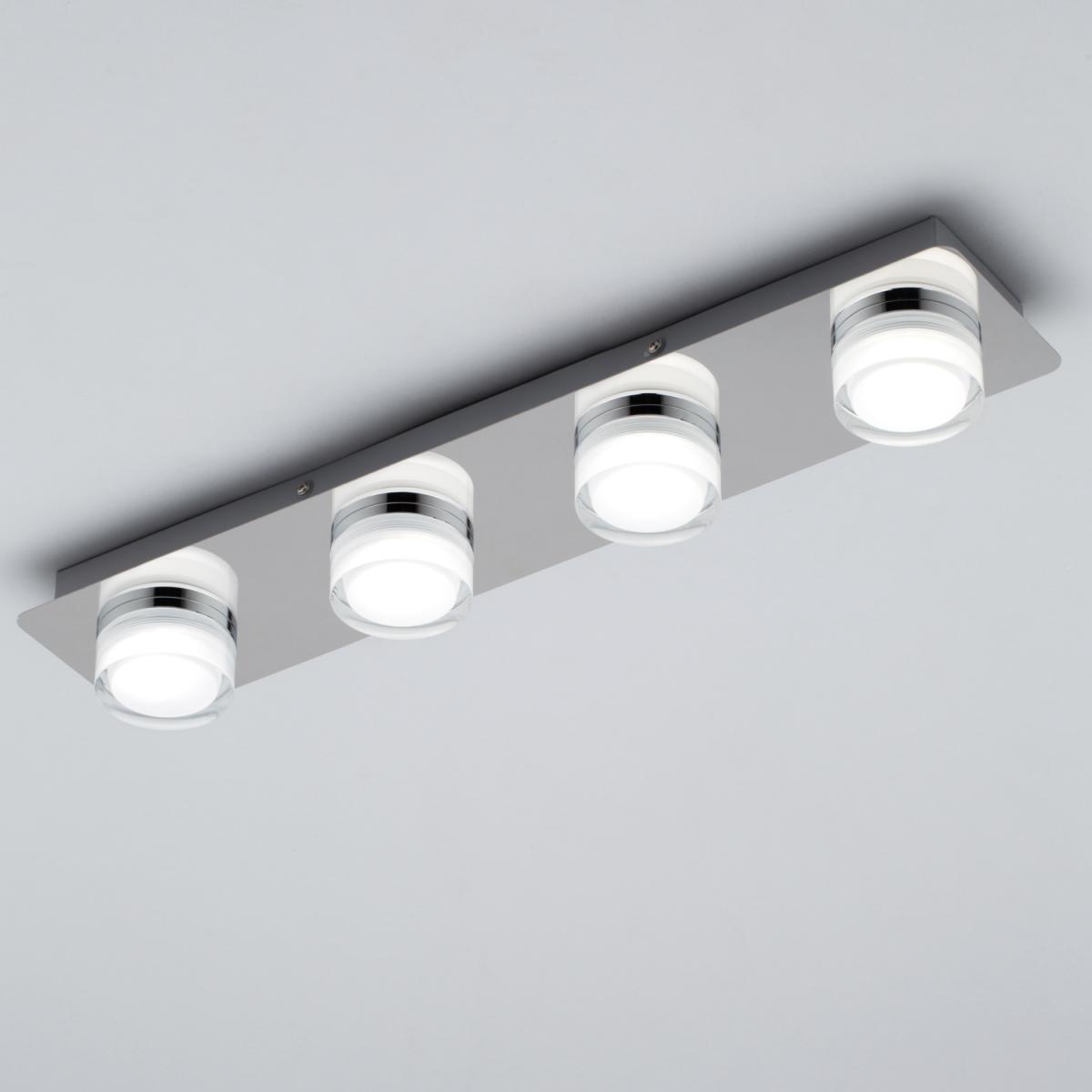Bolton 4 Light Bathroom Spotlight Bar - Chrome – image 3