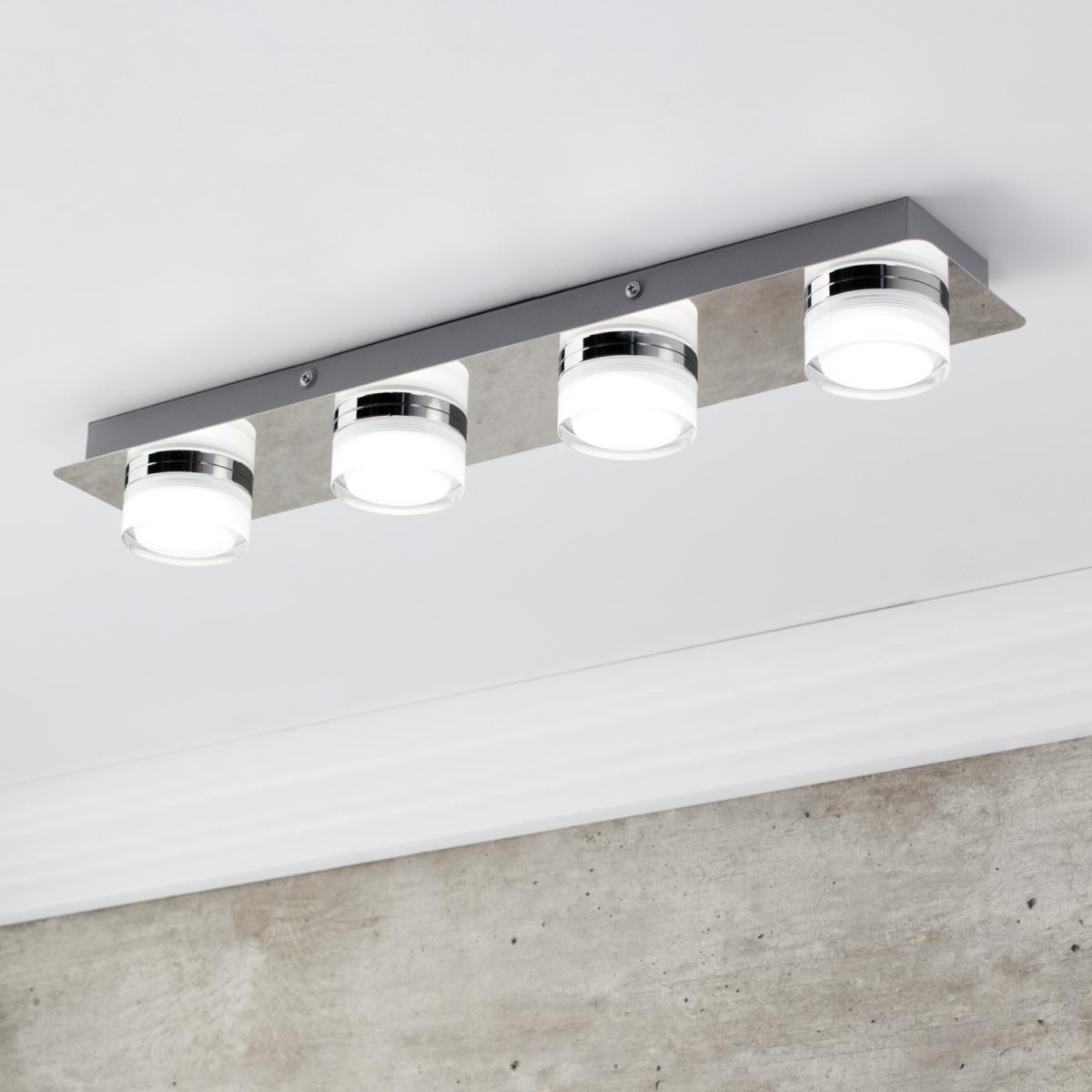 Bolton 4 Light Bathroom Spotlight Bar - Chrome – image 6
