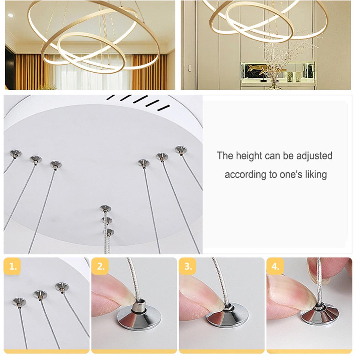 Tiered LED Pendant Light - Dimmable – image 5