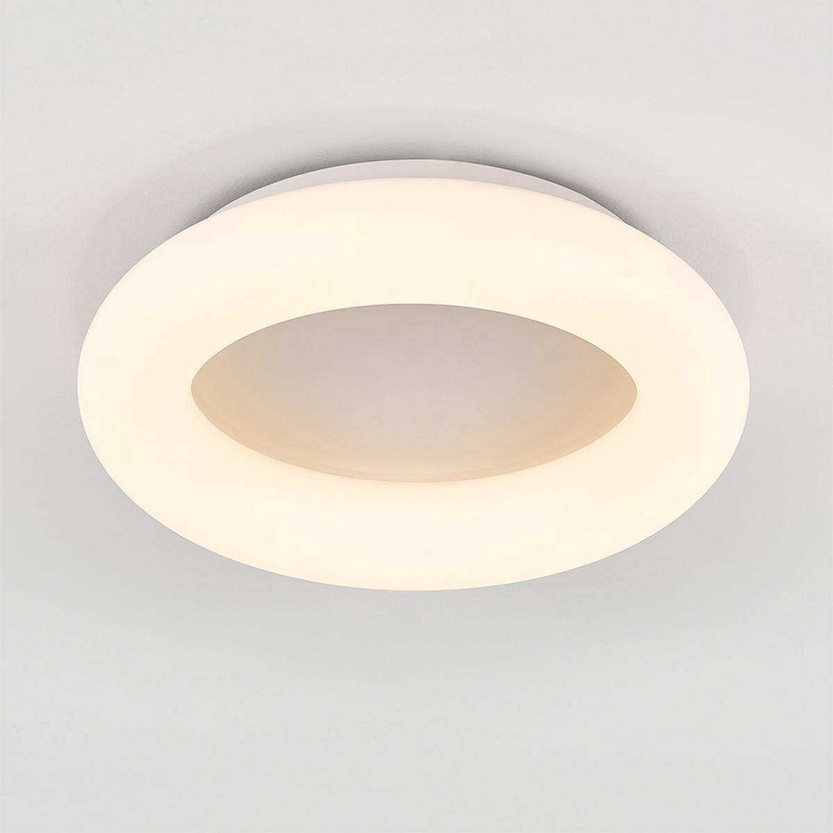 Circular LED Flush Mount Ceiling Light - White – image 6