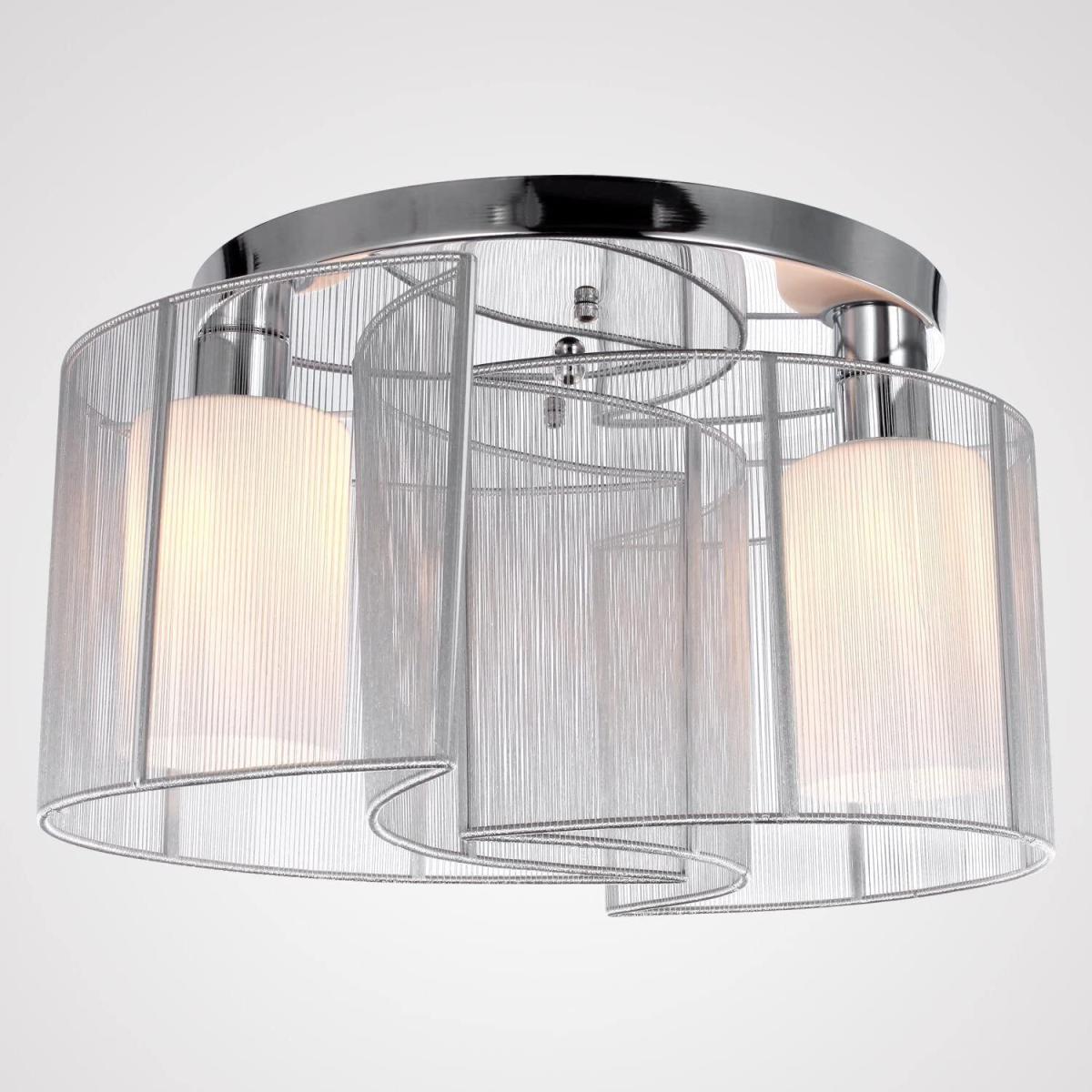 Metal Celling Chandelier Light - Silver – image 4