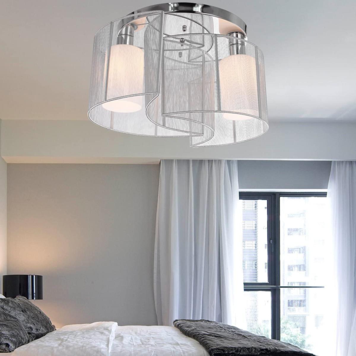Metal Celling Chandelier Light - Silver – image 1