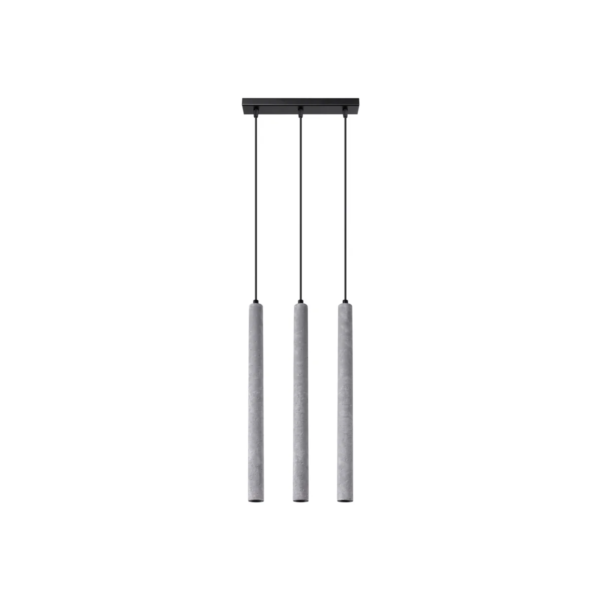 Pendant lamp PASTELO 3L concrete - gray – image 1