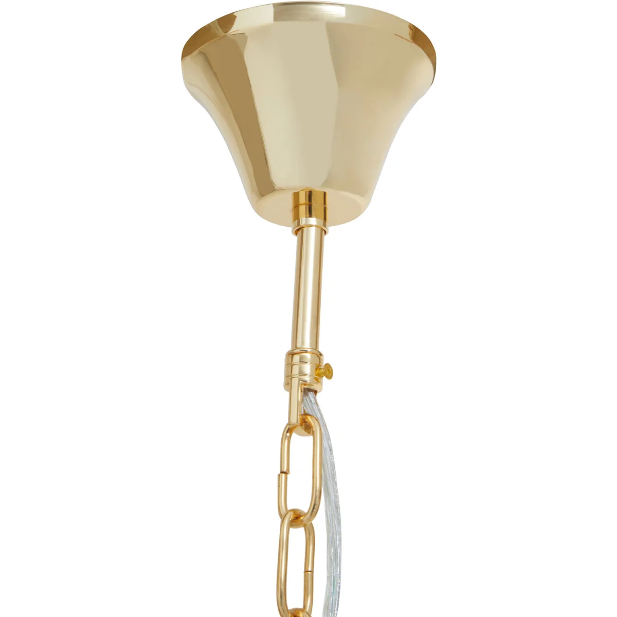 Glamour Gold and Agate 10 Light Celing Light - Gold – image 3