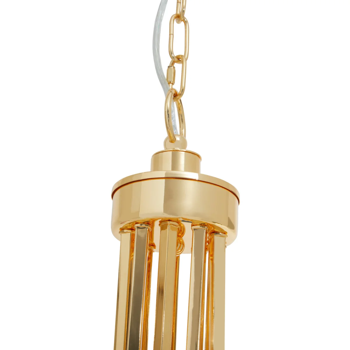 Glamour Gold and Agate 10 Light Celing Light - Gold – image 5