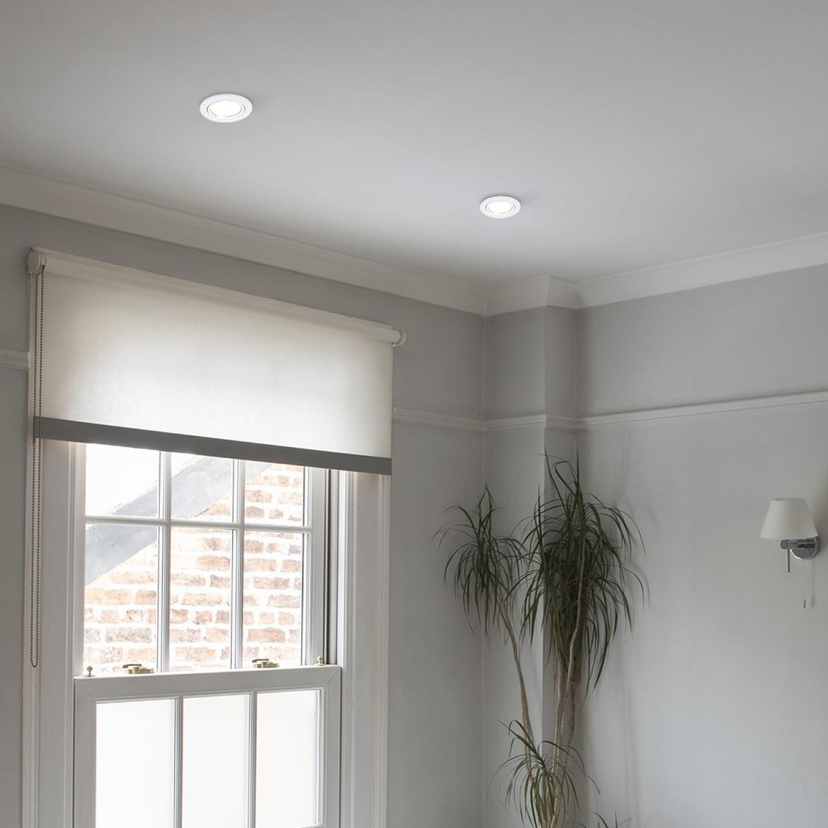 Downlight Tiltable White Ceiling Downlight - White – image 2