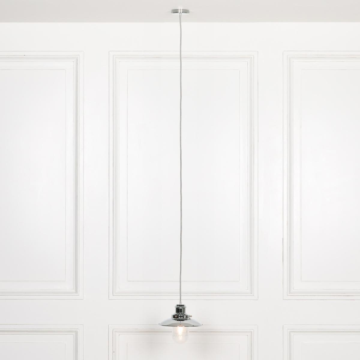 Chrome Hanging Ceiling Light Fisherman Style Pendant - Chrome – image 2