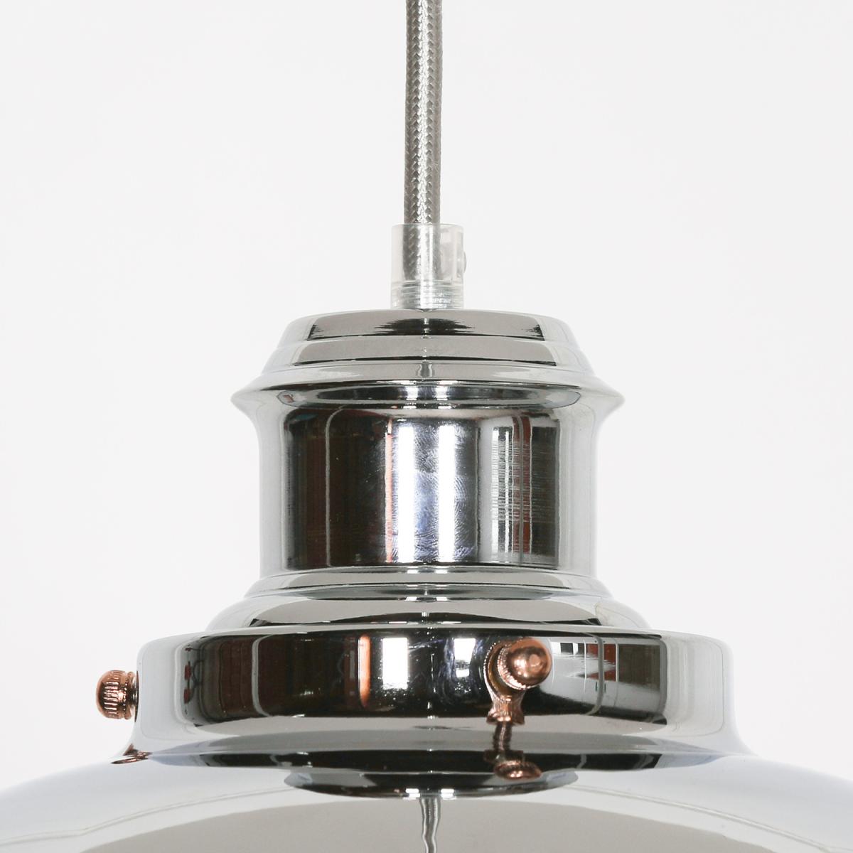 Chrome Hanging Ceiling Light Fisherman Style Pendant - Chrome – image 3