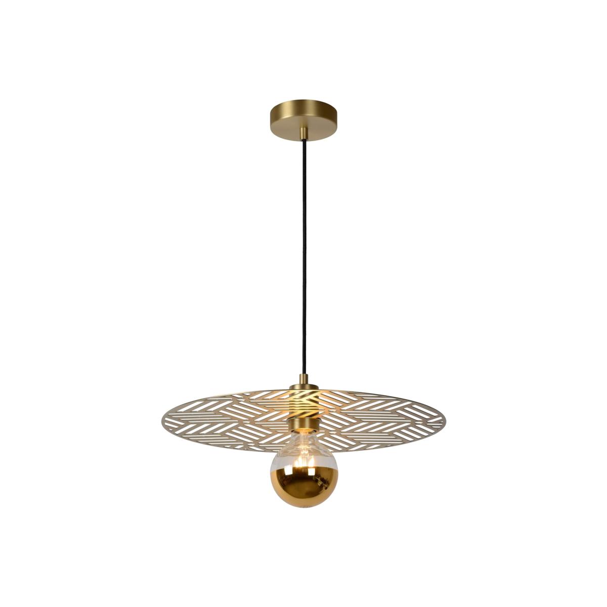 Olenna Retro Pendant Light Matt Gold - Brass