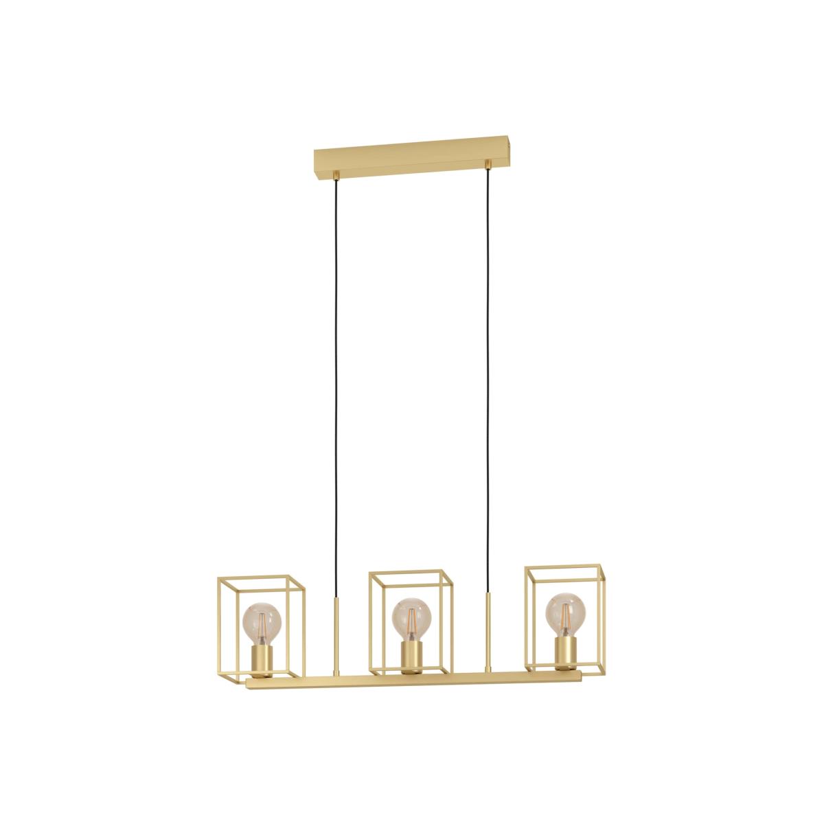EGLO Cumiole Modern Gold Steel 3-light Pendant - Gold-Coloured – image 1