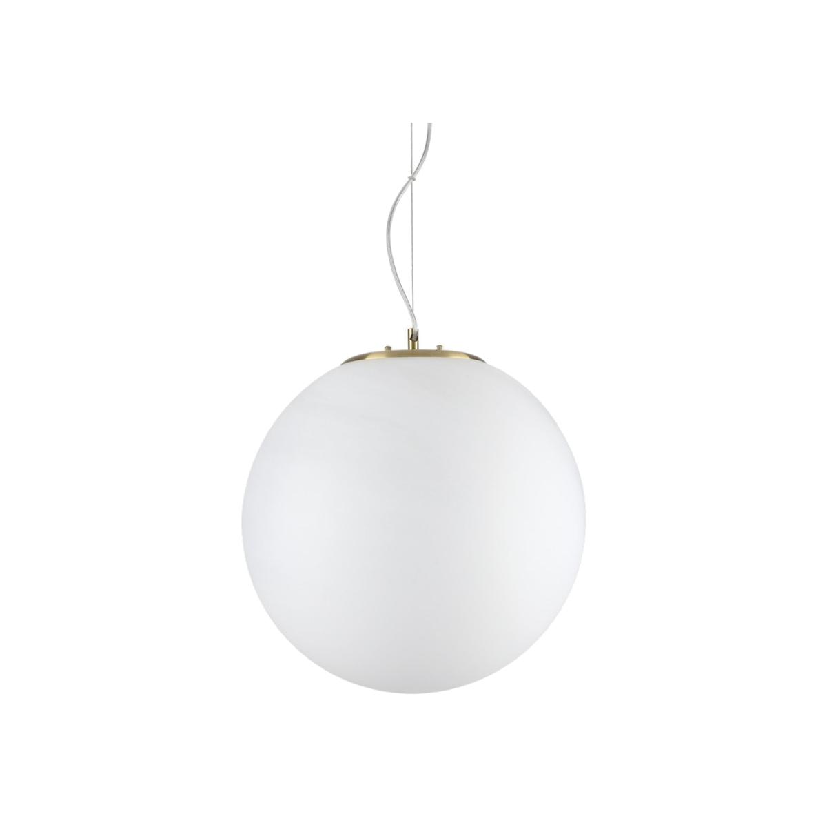 Grape Indoor Globe Ceiling Pendant Lamp 1 Light - White / 40cm