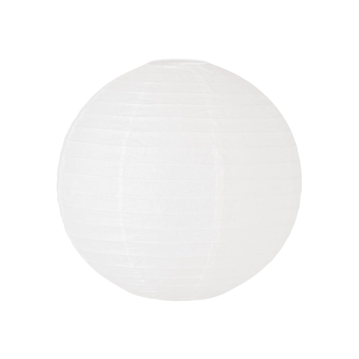 Isla 30cm Paper Globe Ball Ceiling Light Shade - White