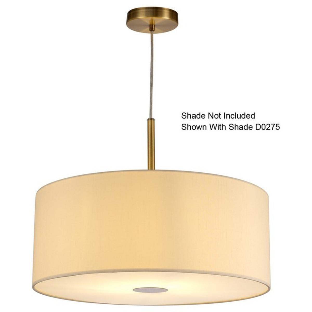 Baymont Antique Brass E27 3m Ceiling Pendant, Suitable For A Selection Of Shades - Antique Brass – image 5