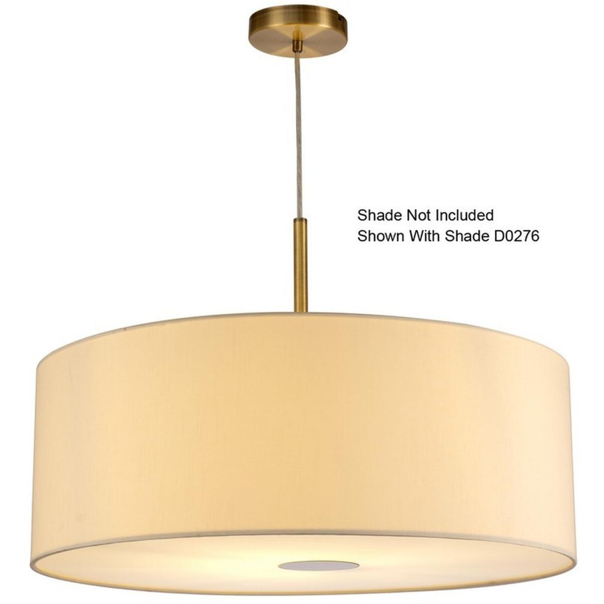 Baymont Antique Brass E27 3m Ceiling Pendant, Suitable For A Selection Of Shades - Antique Brass – image 6