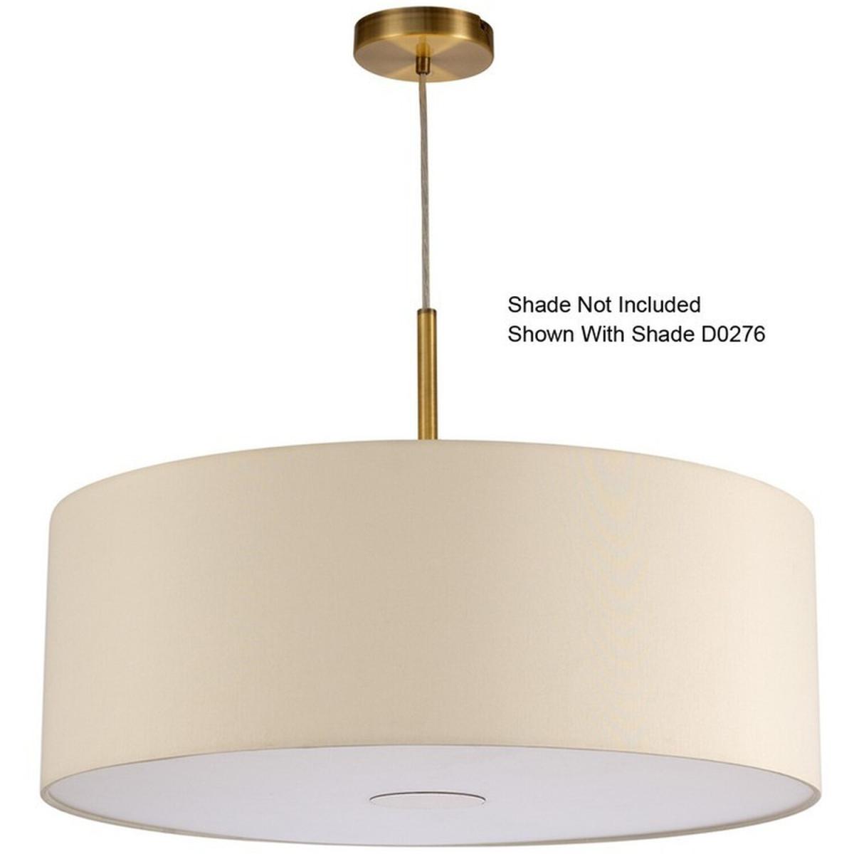 Baymont Antique Brass E27 3m Ceiling Pendant, Suitable For A Selection Of Shades - Antique Brass – image 7