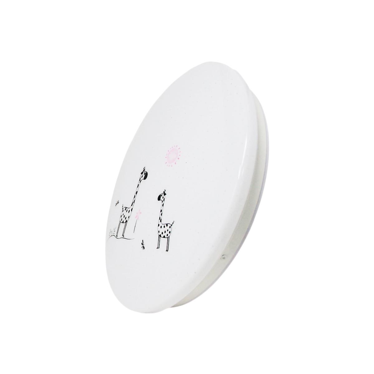 Giraffe Print 18W 24W LED Round Ceiling Light - White / 24W