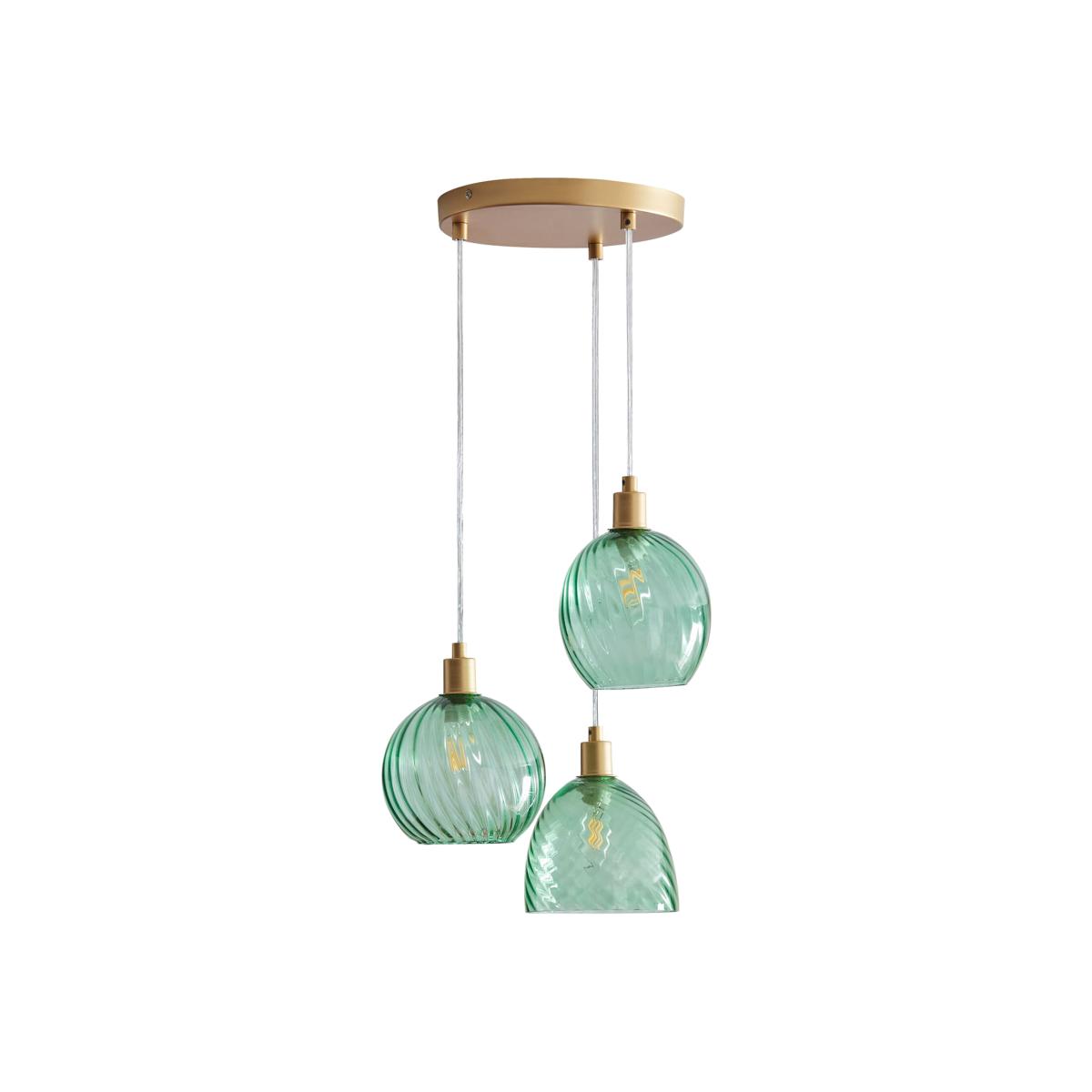 Pippa 3 Light Ceiling Fitting - Gold – image 1