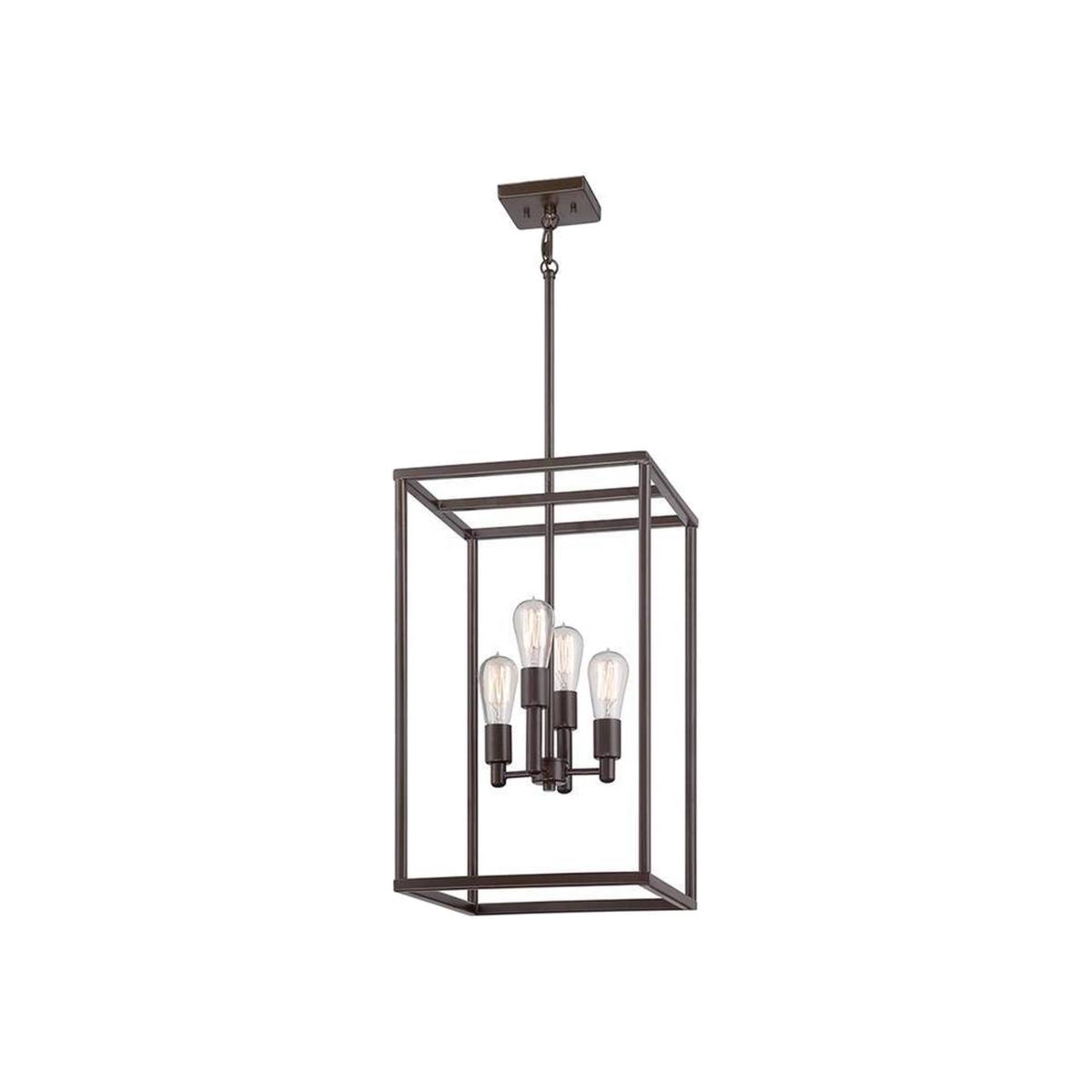 New Harbor 4 Light Ceiling Pendant Western Bronze, E27 - Western Bronze