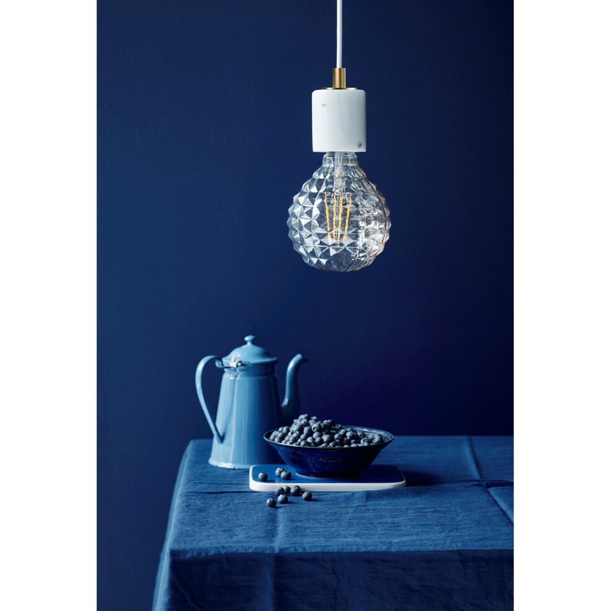 Siv Slim Pendant Ceiling Light White, E27 - White – image 3