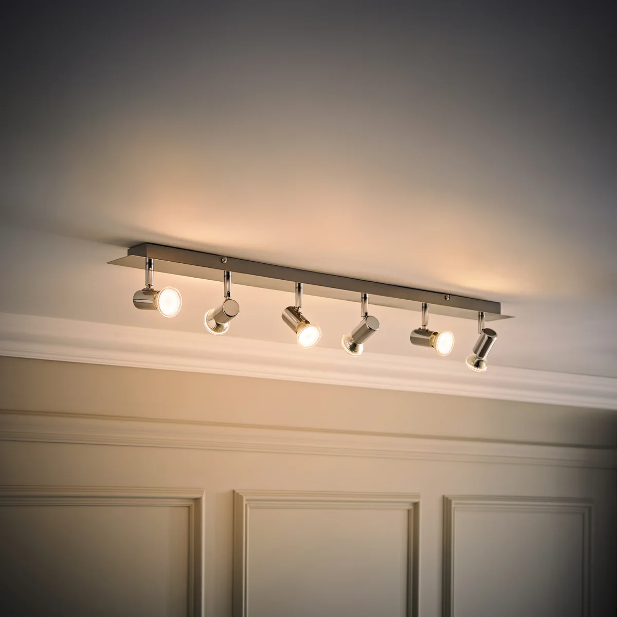 Consul Chrome 6 Way Adjustable Ceiling Spotlight / No - Chrome / 1 – image 4