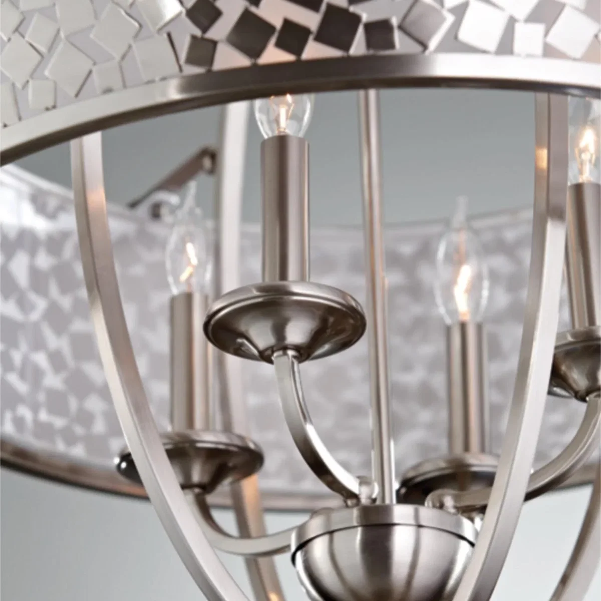 Elstead Lighting Zara Pendant Light Grey A - Grey – image 2