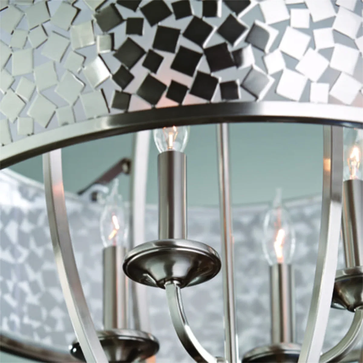 Elstead Lighting Zara Pendant Light Grey A - Grey – image 4