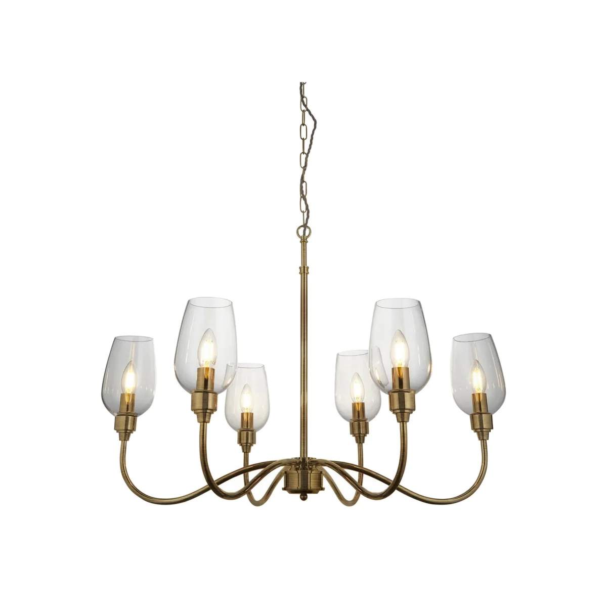 Livorno Pendant Light Brass – image 1