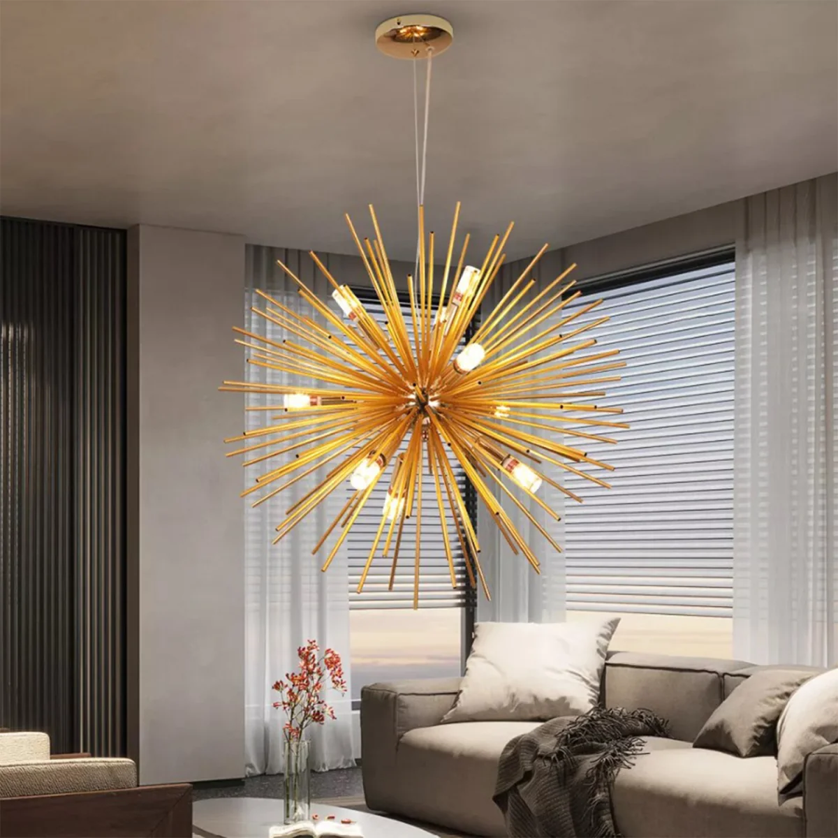 Pendant Light Gold Sputnik - Gold – image 3