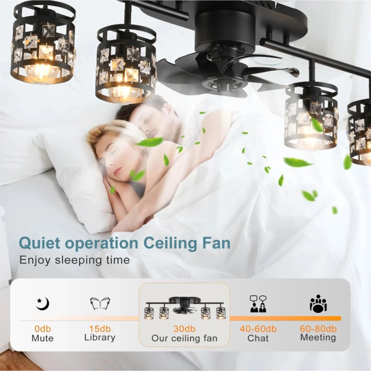 Fandelier Black Ceiling Light - Black – image 3