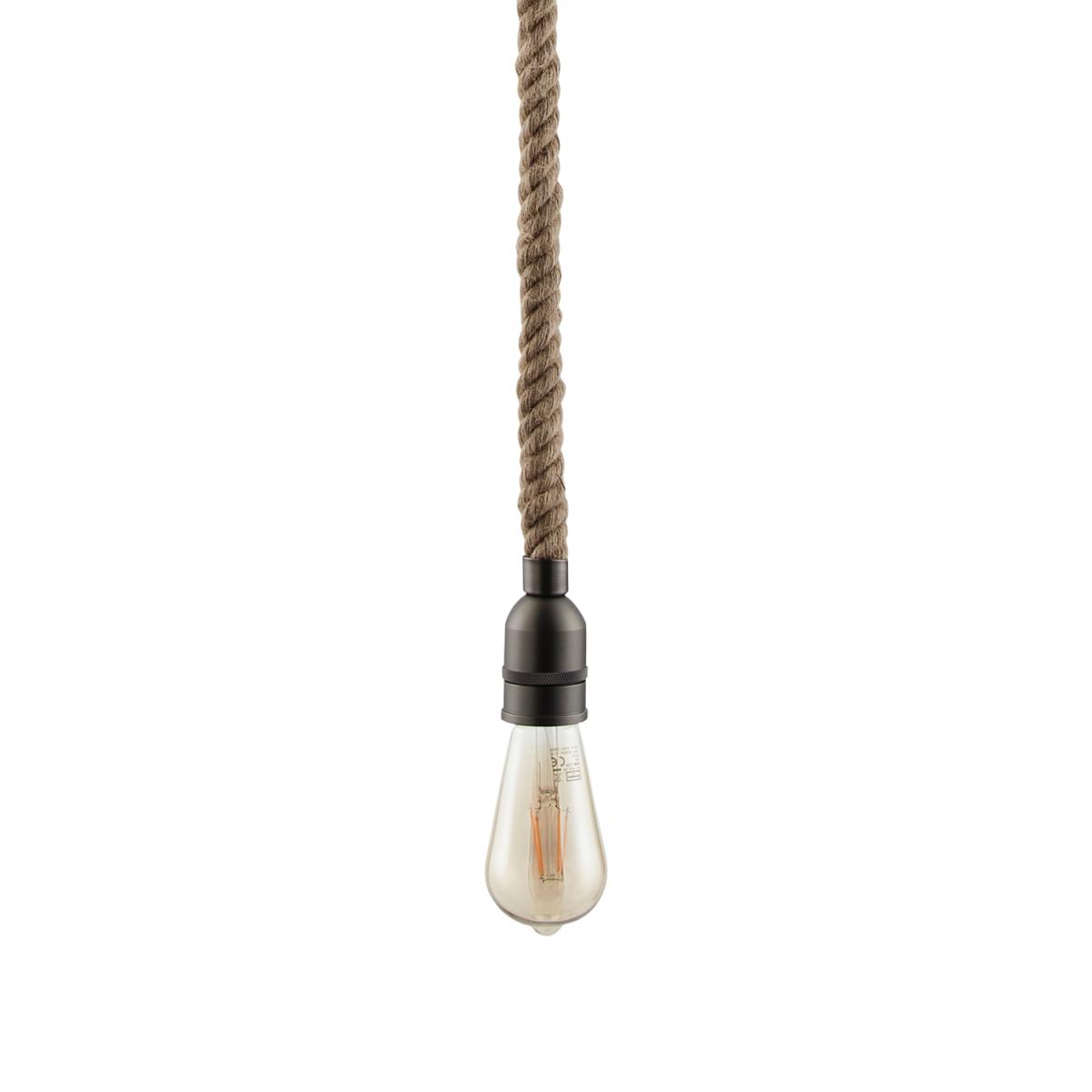 Pascal 1 Light Rope Cable Kit Pendant - Pewter – image 5