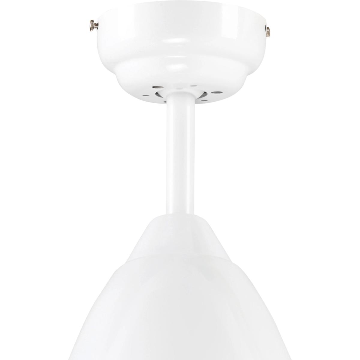 Ceiling Fan with Light, Reversible Airflow, 3 Blades - White – image 2