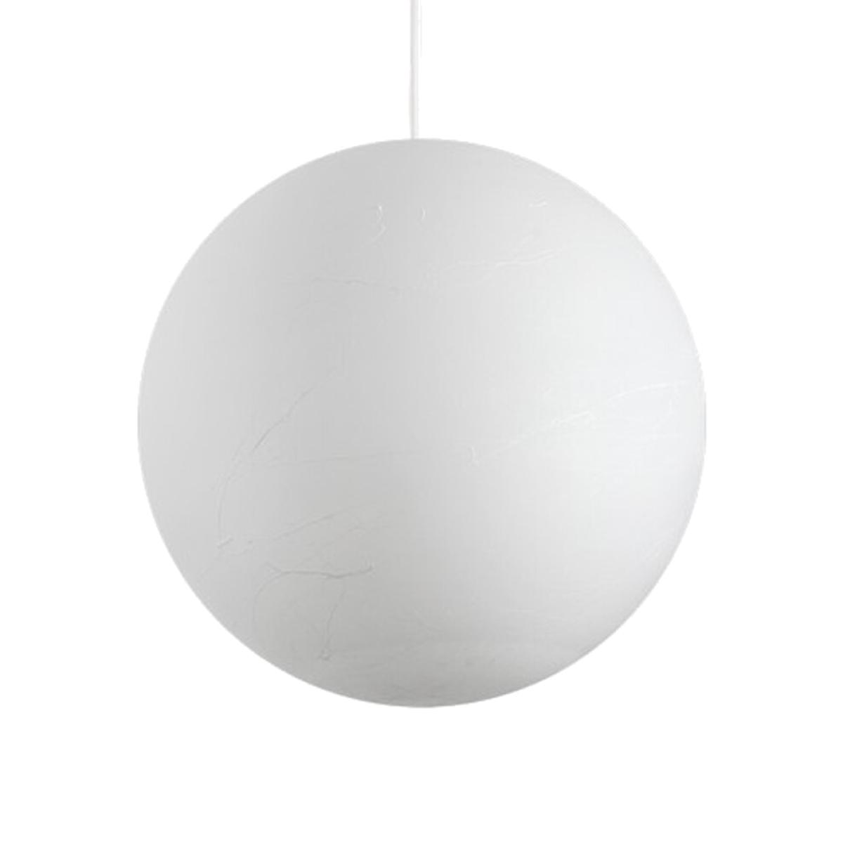 Carta Indoor Globe Ceiling Pendant Lamp 1 Light - White / 40cm