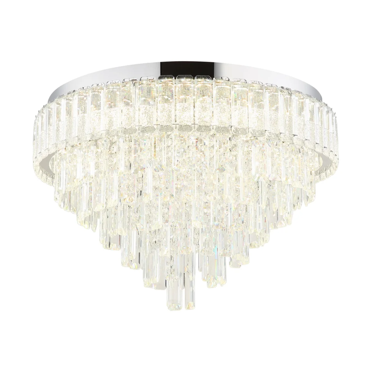 Crystalia Ceiling Light Chrome – image 1