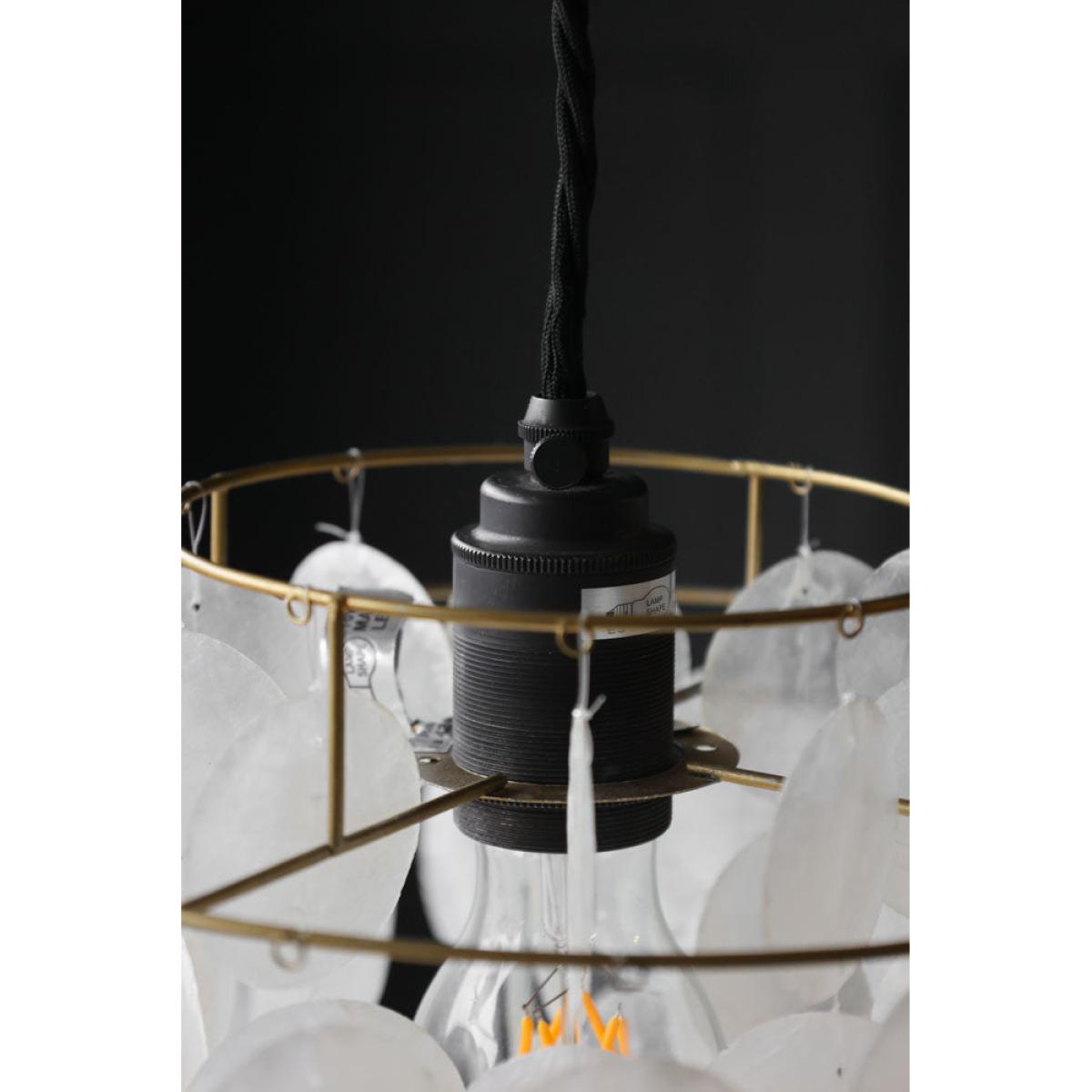 Natural Shell Tiered Ceiling Light Shade – image 6