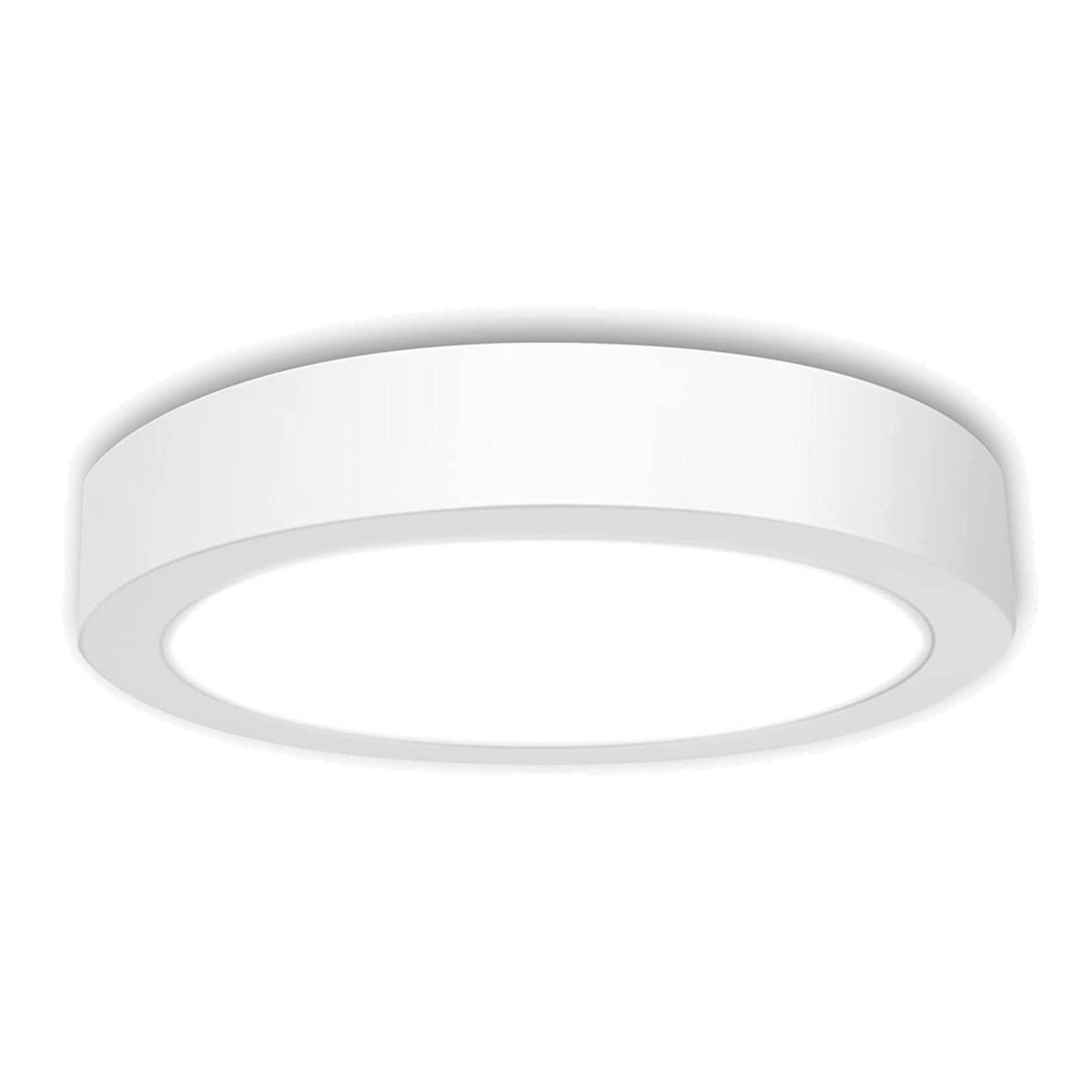 Contemporary Round Ceiling Light for Living Spaces - White