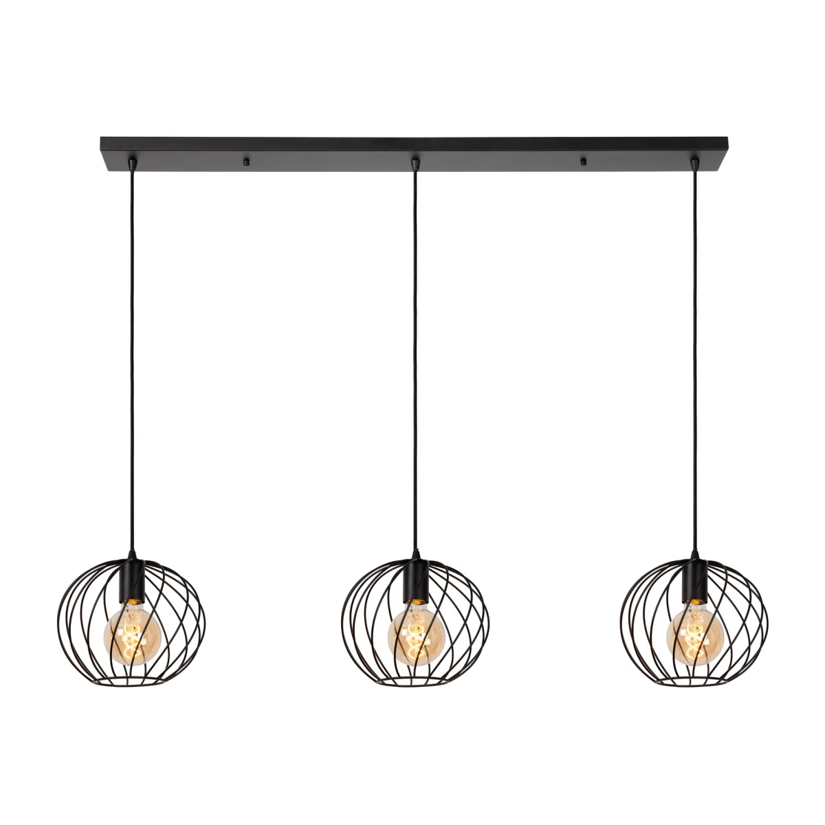 Lucide Lighting Danza Pendant Light Black - Black – image 1