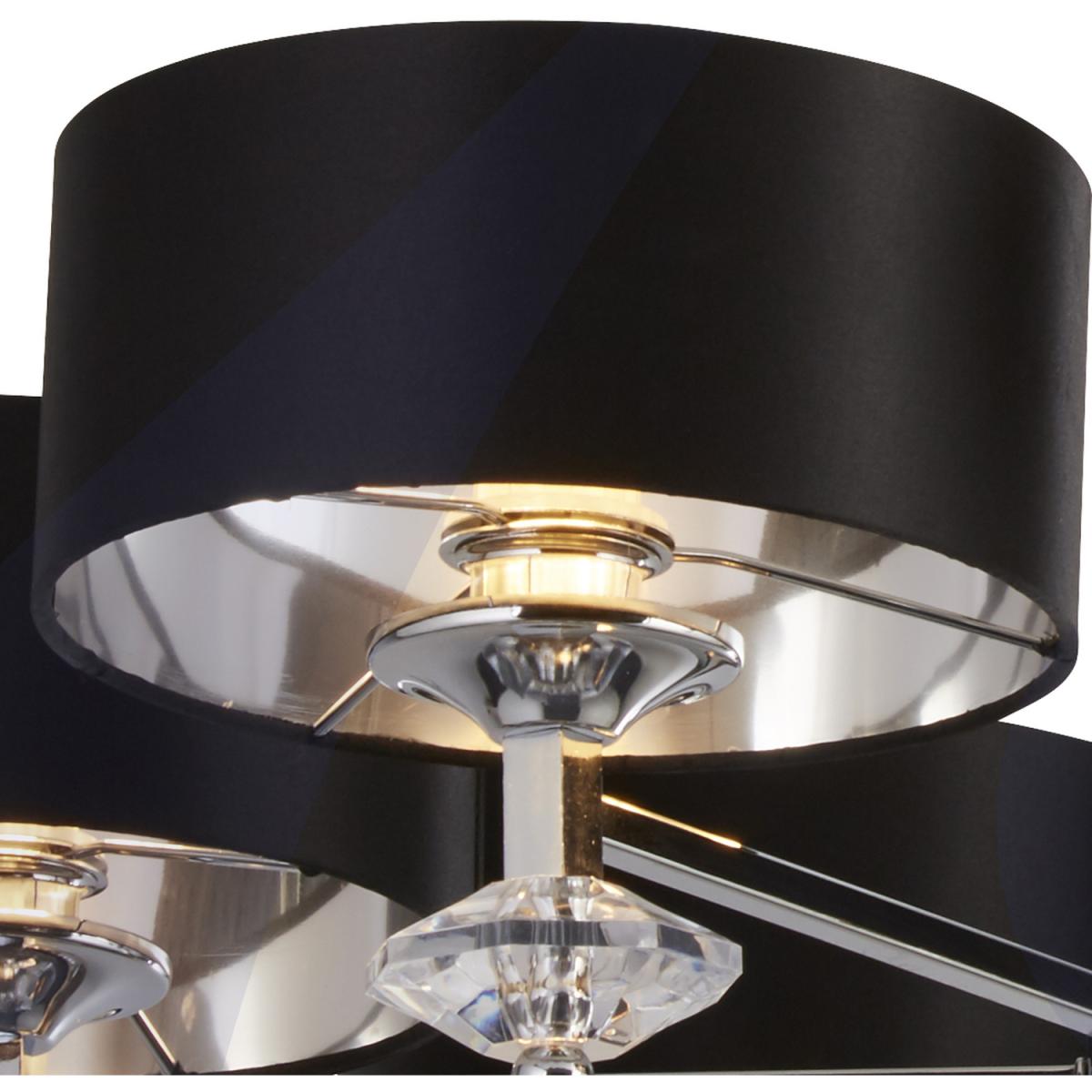 Bath Chrome and Black 6Lt Pendant - Chrome – image 3