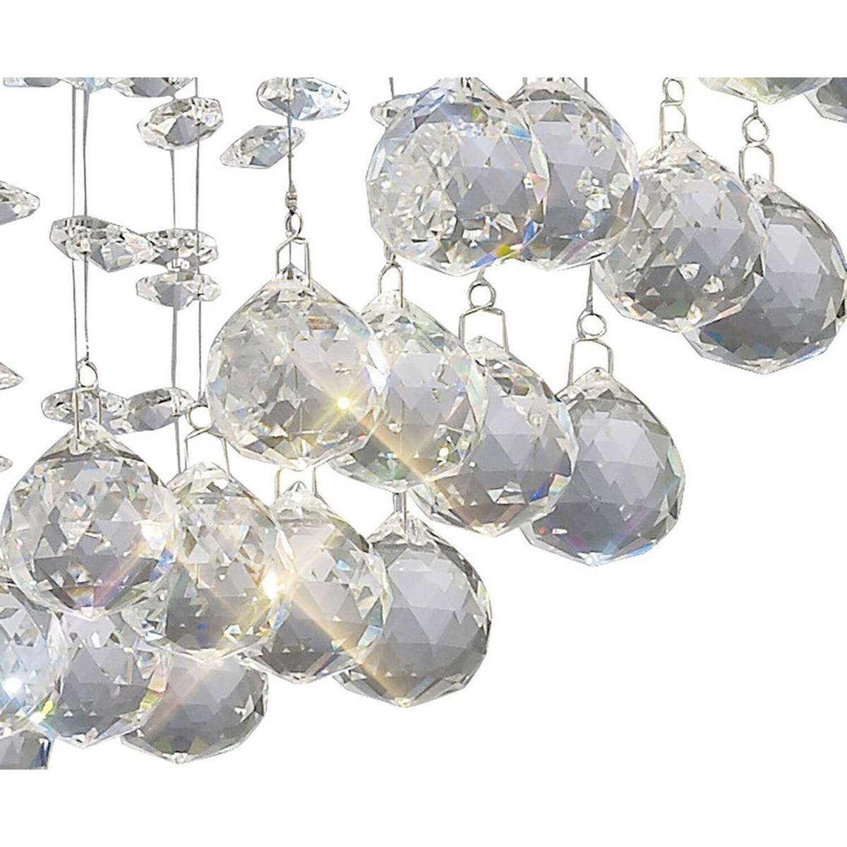 Colorado Ceiling Cluster Pendant Line 4 Light Polished Chrome, Crystal - Polished Chrome – image 5
