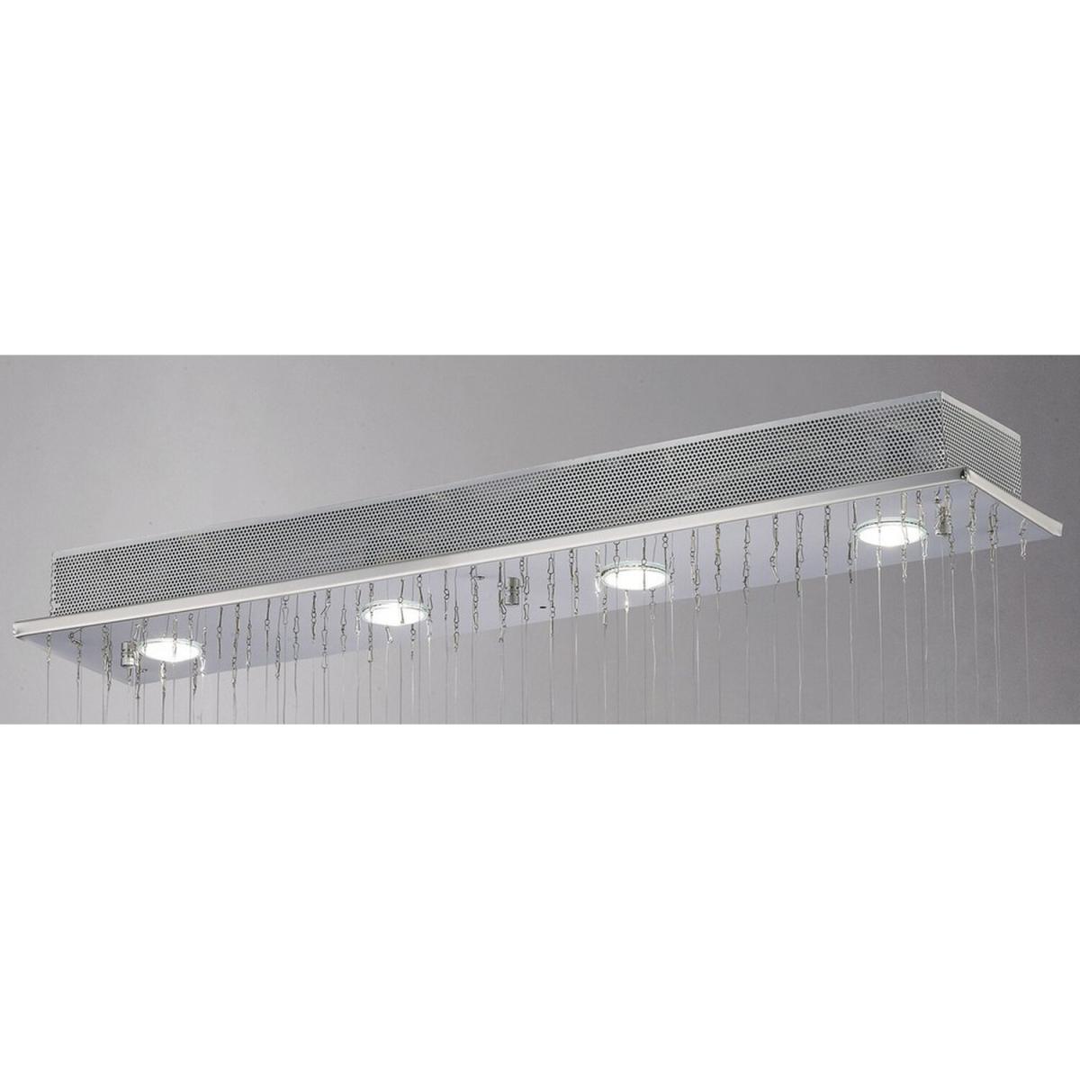 Colorado Ceiling Cluster Pendant Line 4 Light Polished Chrome, Crystal - Polished Chrome – image 6
