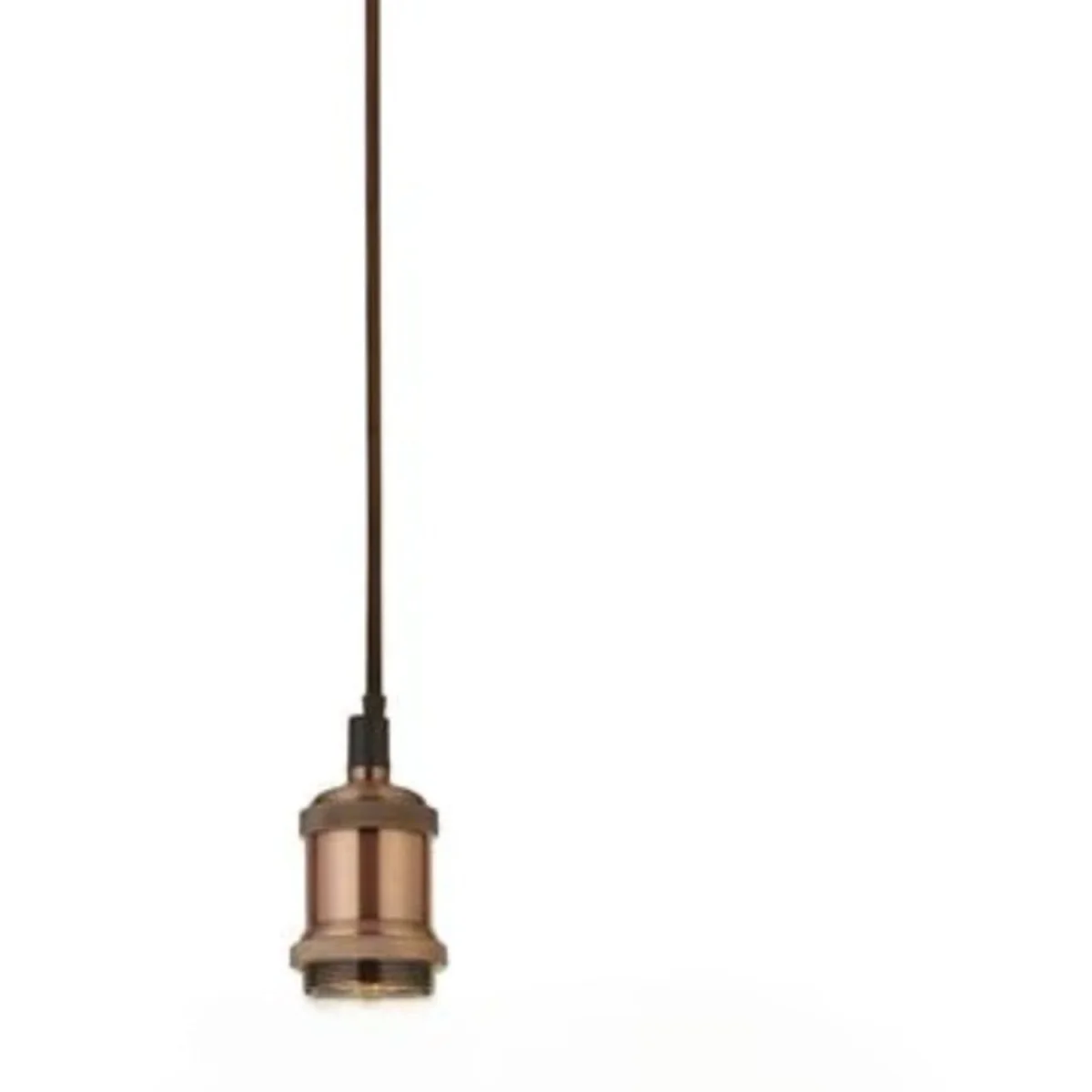 CGC CASSIE 1.5m adjustable E27 Ceiling Pendant and Matching ceiling Rose - Antique Brass and Brown – image 30