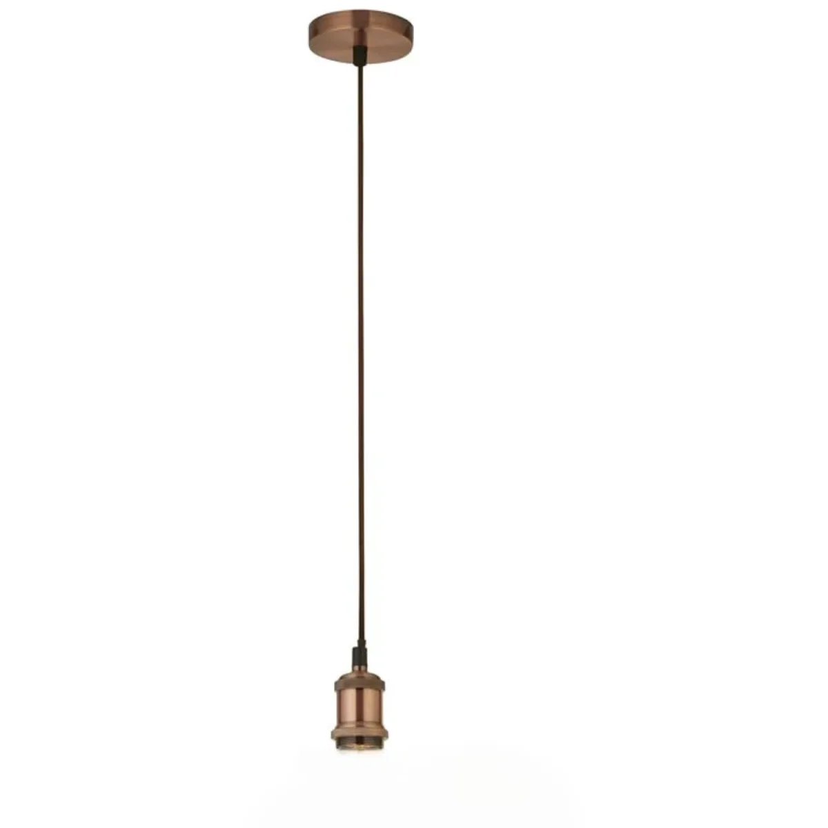 CGC CASSIE 1.5m adjustable E27 Ceiling Pendant and Matching ceiling Rose - Antique Brass and Brown – image 31
