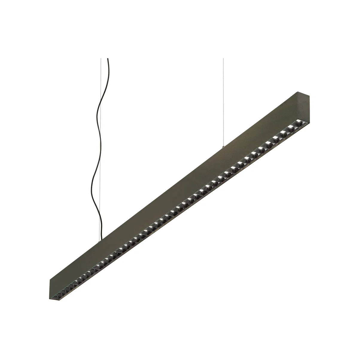 Ideal Lux Lighting Office Pendant Light Black - Black