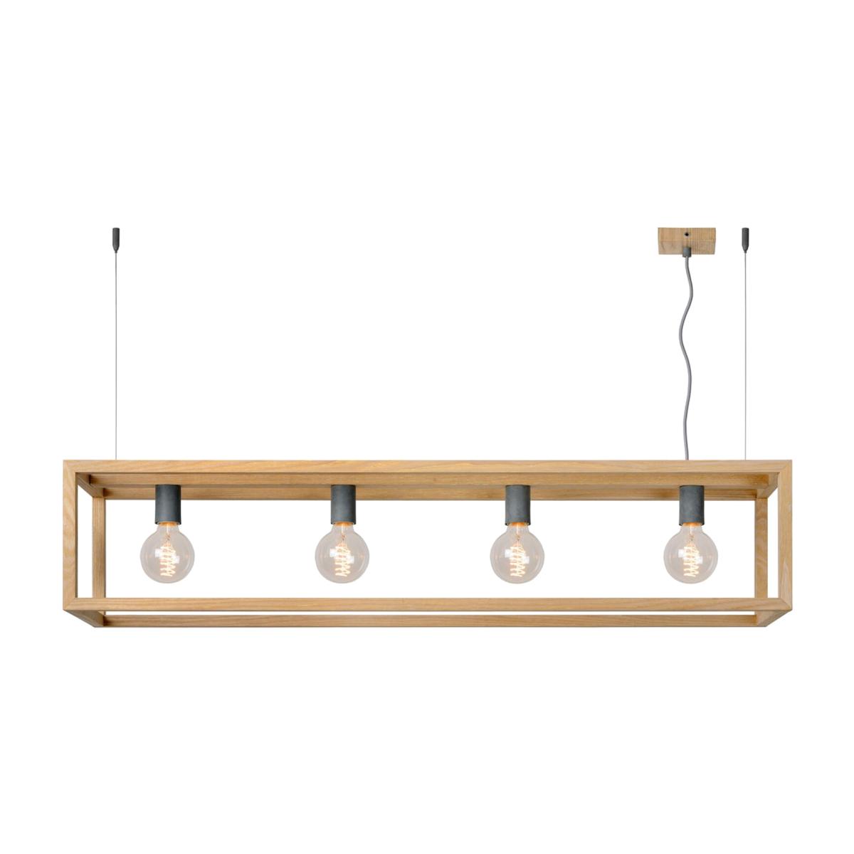 Oris Industrial Bar Pendant Light Light Wood - Light wood