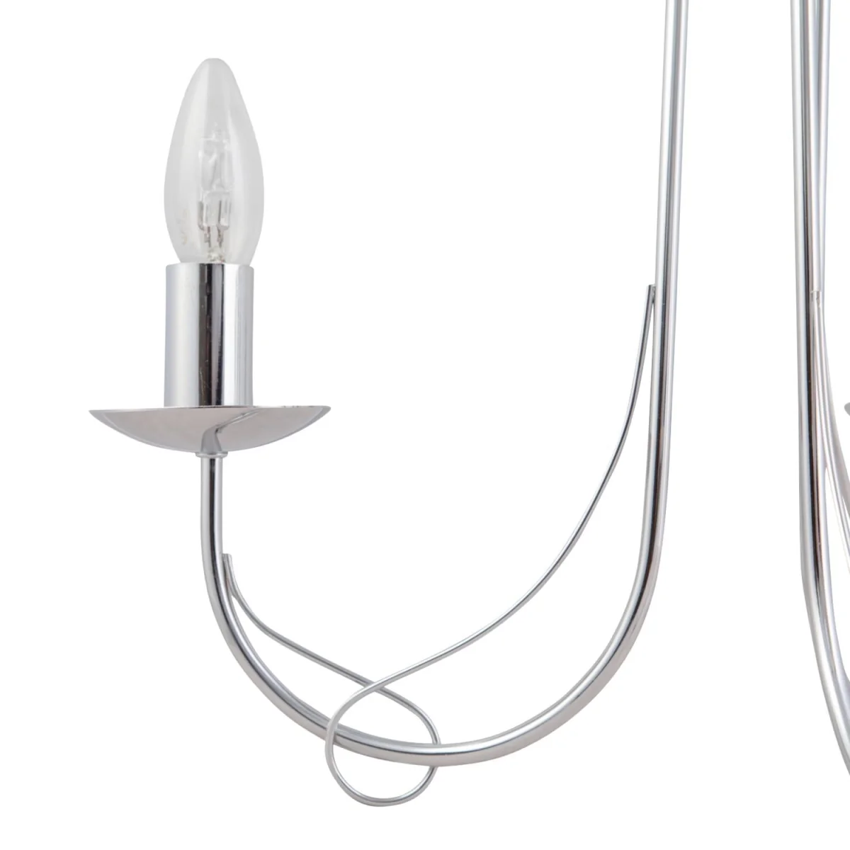 Lars 3lt Flush Ceiling Light - Polished Chrome Plate – image 3