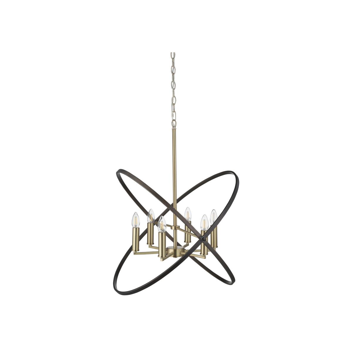 Hooplas 6 Light Pendant - Gold