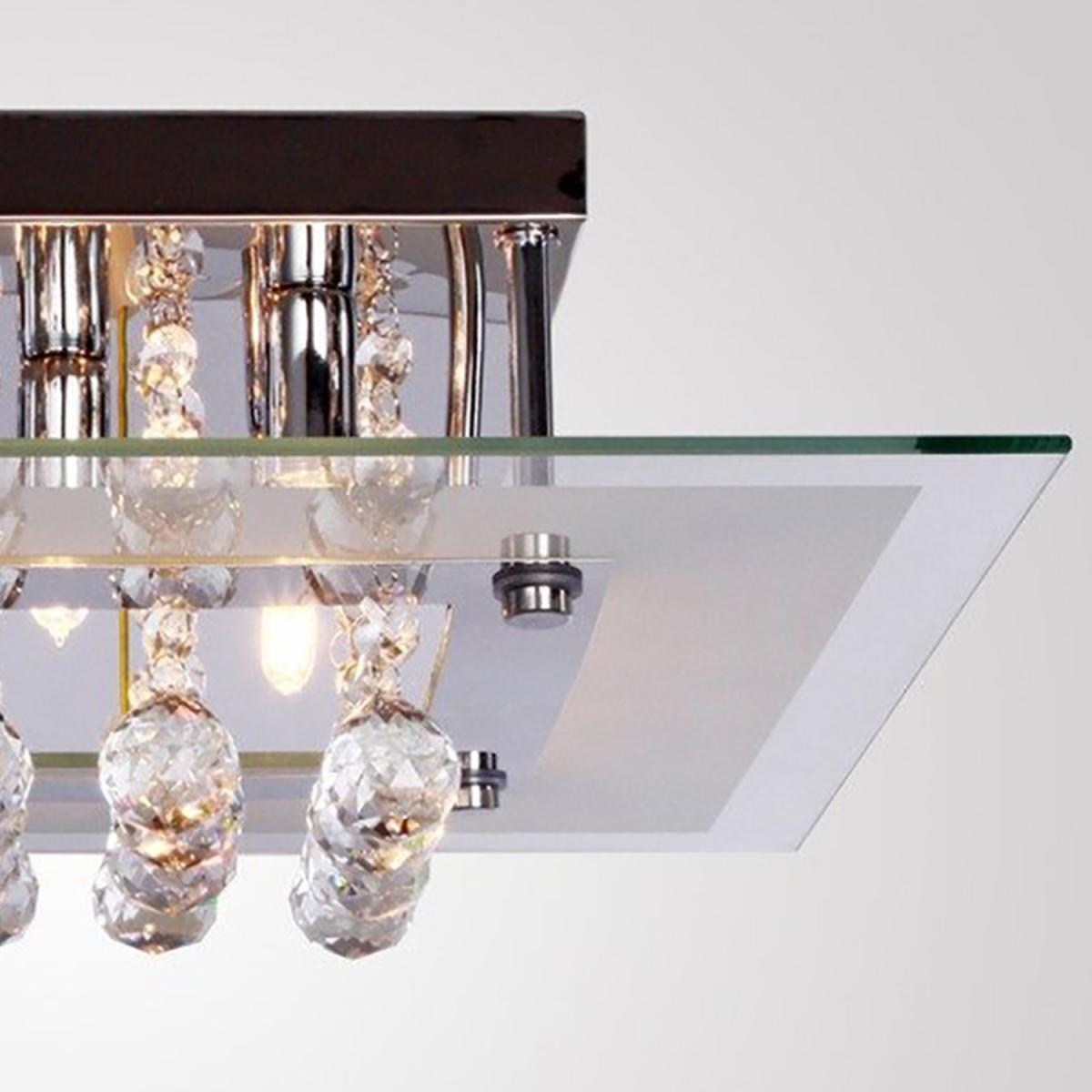 Crystal Raindrop Celling Light - SIlver – image 12