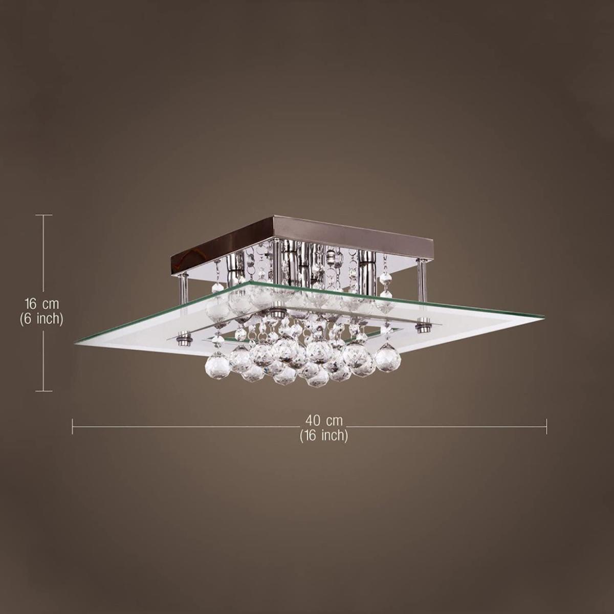 Crystal Raindrop Celling Light - SIlver – image 6